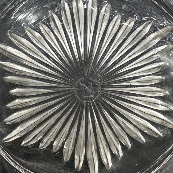 Antique Spooner Northwood EAPG Cherry and Cable Open Sugar Bowl Glass Double Han - Picture 7 of 13